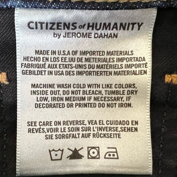 Citizens of Humanity Dita Petite Bootcut Dark Wash Jean - Size 27 - Picture 13 of 15